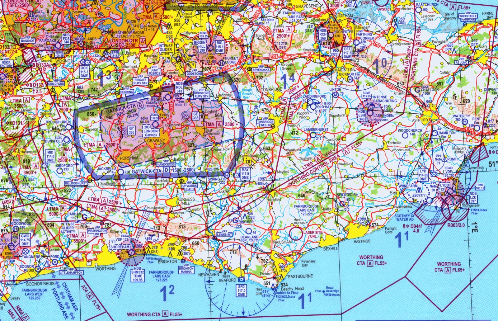 Flight Charts Uk